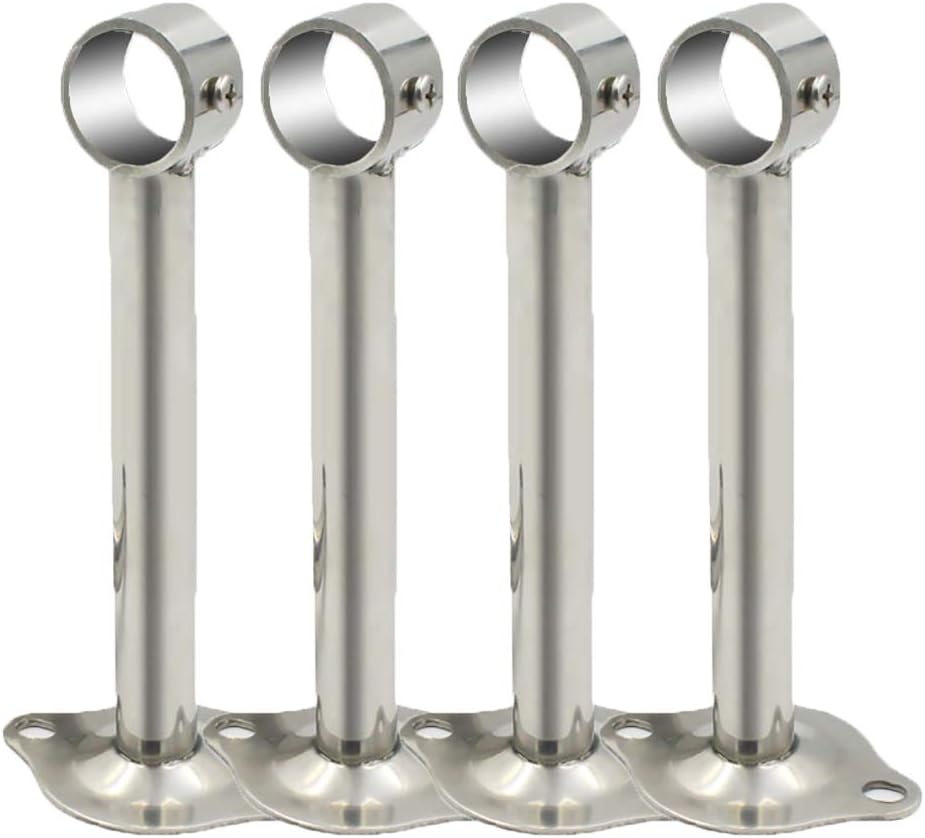 Sento Accessori per Bastoni per Tende 25mm Metallo Acciaio Inox 25mm Supporto a Soffitto
