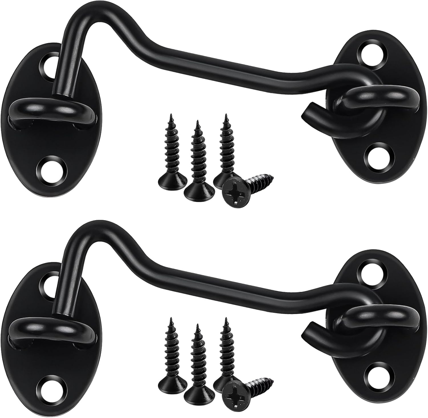 2 Pestillos De Acero Inoxidable Con Tornillos Para Puerta Corredera, 10 X 7 Cm | Leroy Merlin