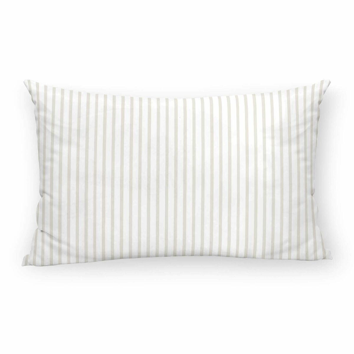 Funda de cojín decolores beig rayas beige 30 x 50 cm 100 % algodón