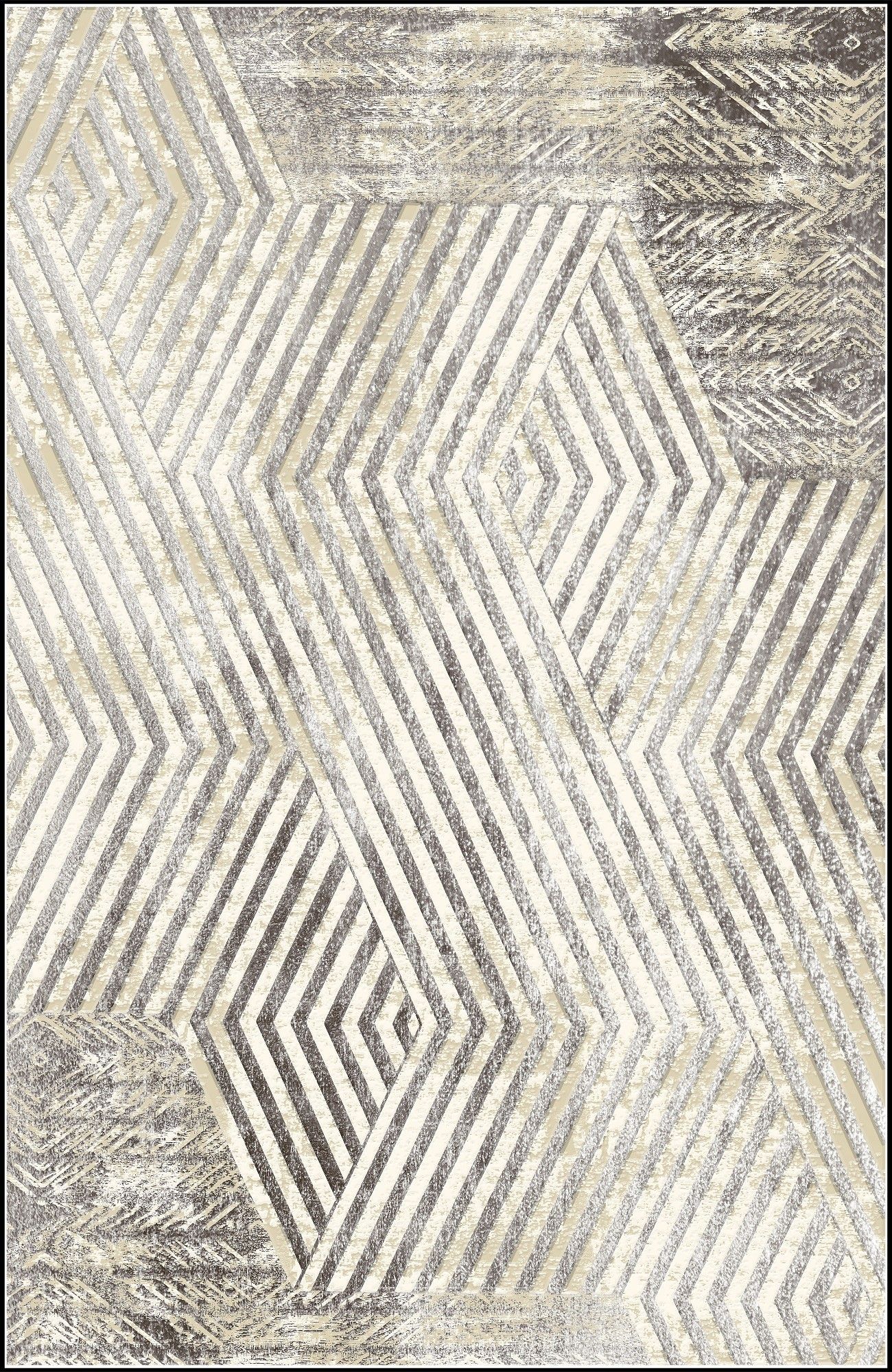 Alfombras BORROW Silver - 120x180 - 5