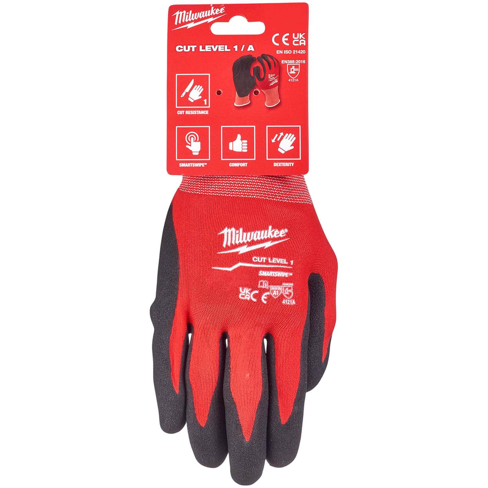 Gants anti-coupure MILWAUKEE Taille L niveau 1 - 4932471417 - 6