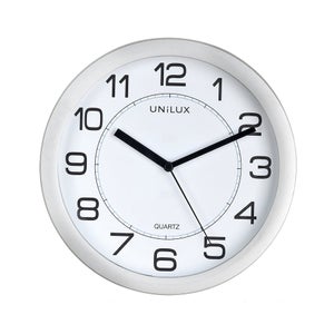 Horloge murale en aluminium blanc 25 cm - Maisons du Monde