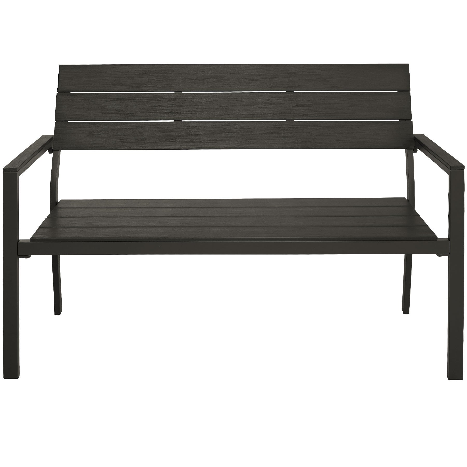 Banc de jardin en aluminium 2 places 128 x 59 x 88 cm TECTAKE - 7