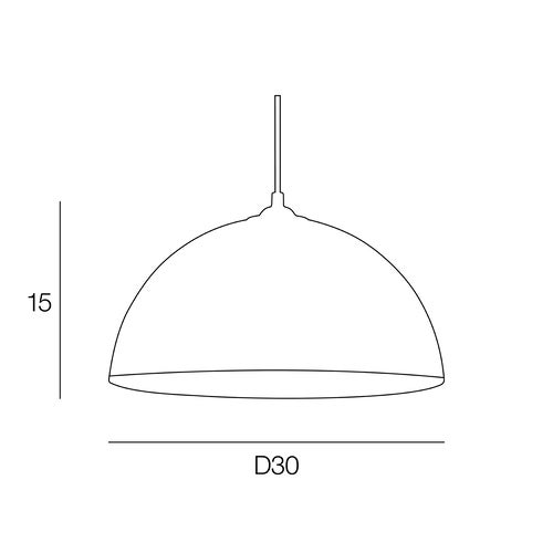SUSPENSÃO ICONE METAL CASTANHO - 4