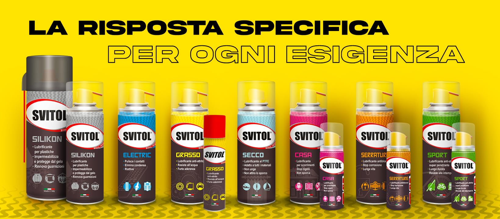 SPRAY LUBRIFIANT SVITOL SERRURES AREXONS ML 180 - 4