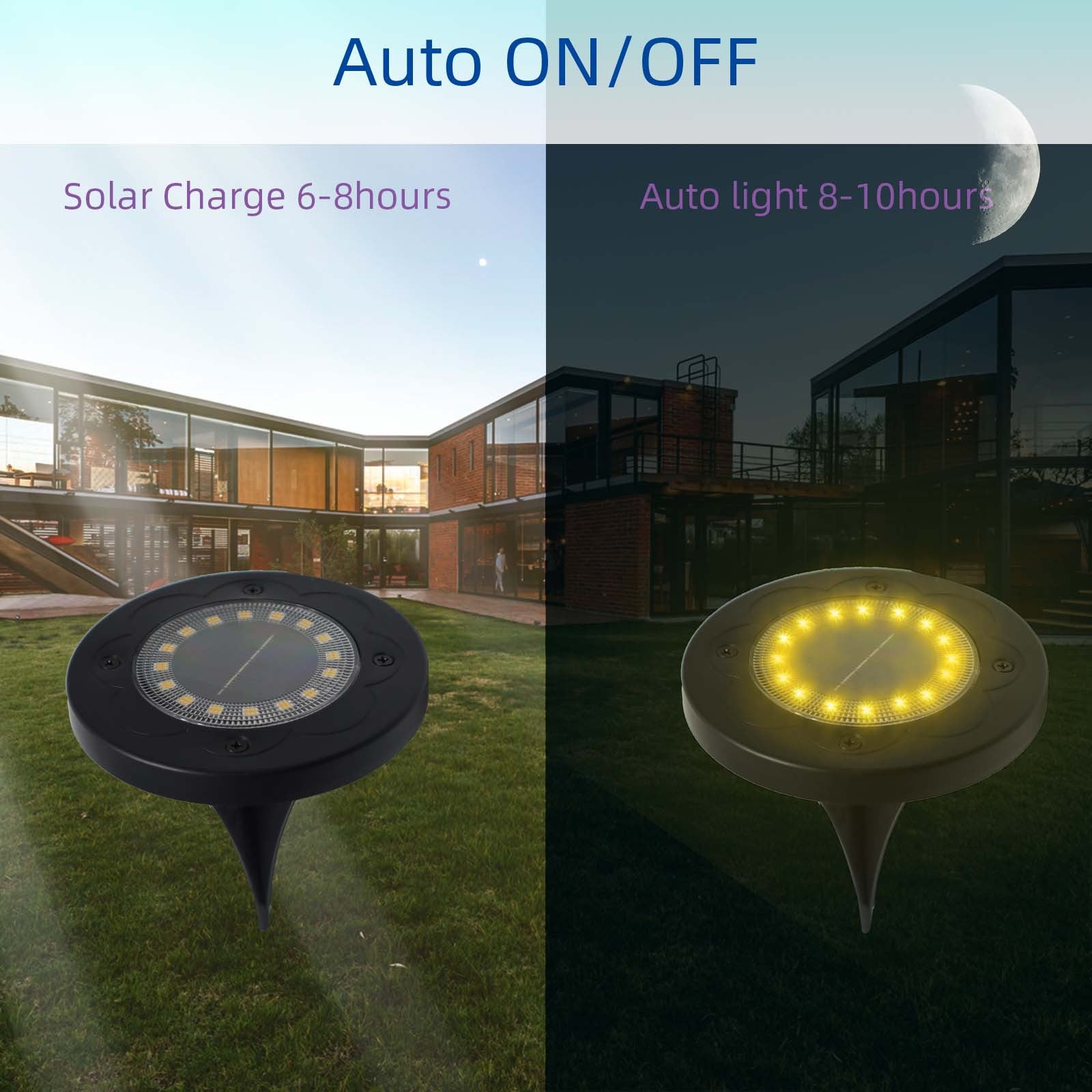 Luci Solari 40LED Per Grondaie Recinzione Con Sensore PIR/sensore - Foto 4