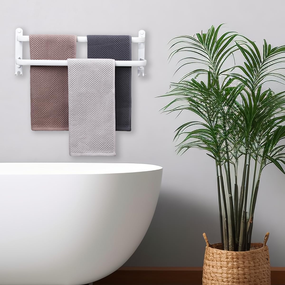 2 Portasciugamani Da Cucina - Portasciugamani - Barra Appendiabiti In Acciaio Inox Per Cucina E Bagno Portasciugamani Da Bagno Senza Foratura 91784581