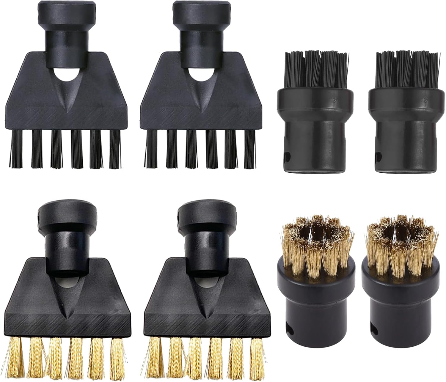 Zestaw 8 zapasowych głowic szczotkowych do mopa parowego Karcher SC1 SC2 SC3 SC4 SC5 Adapter czyszczący