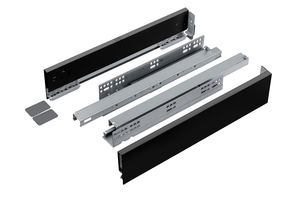 Tiroir coulissant 19 mm ABAKOU - 121 mm 300 mm Blanc | Leroy Merlin