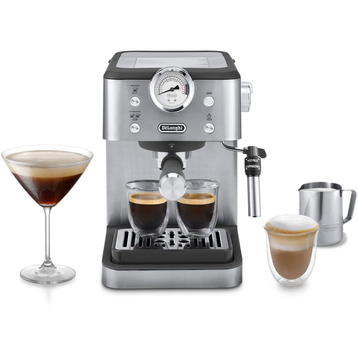 Delonghi Cafetera Espresso Manual De'longhi Em450m 1,7L - Imagen 3