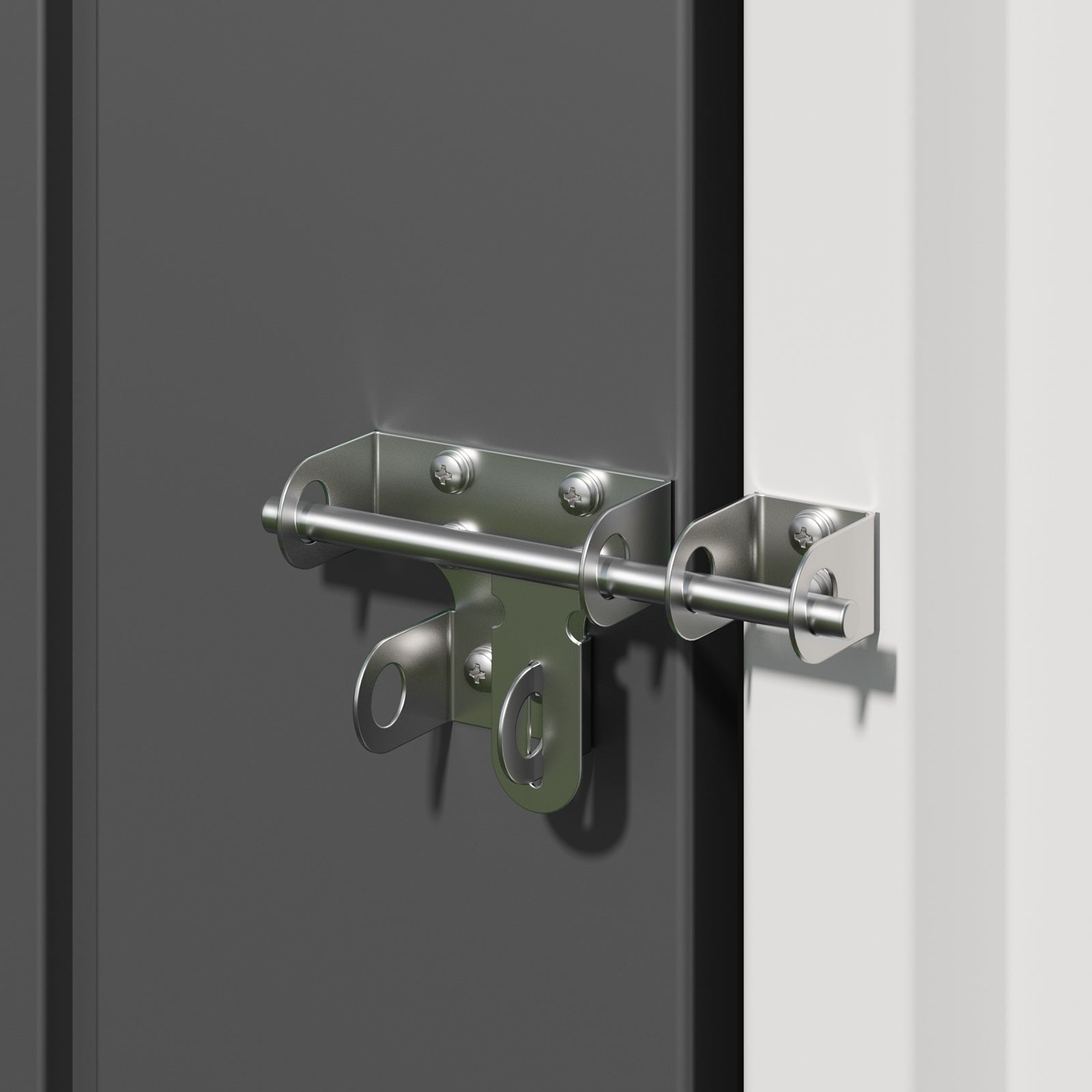 Bealife Casetta da Giardino in Metallo 162 x 95 x 182 cm Capanni Grigia per il Terreno - 6