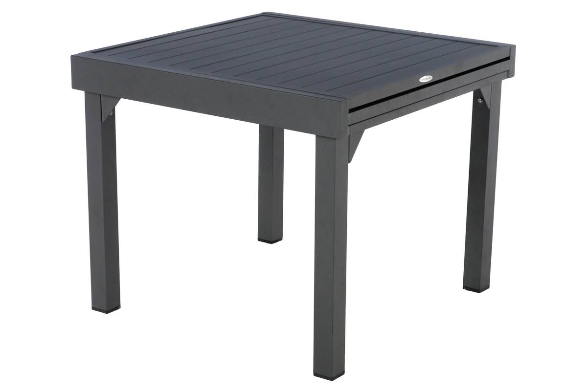 Table de jardin extensible Piazza Graphite - Hespéride - 2