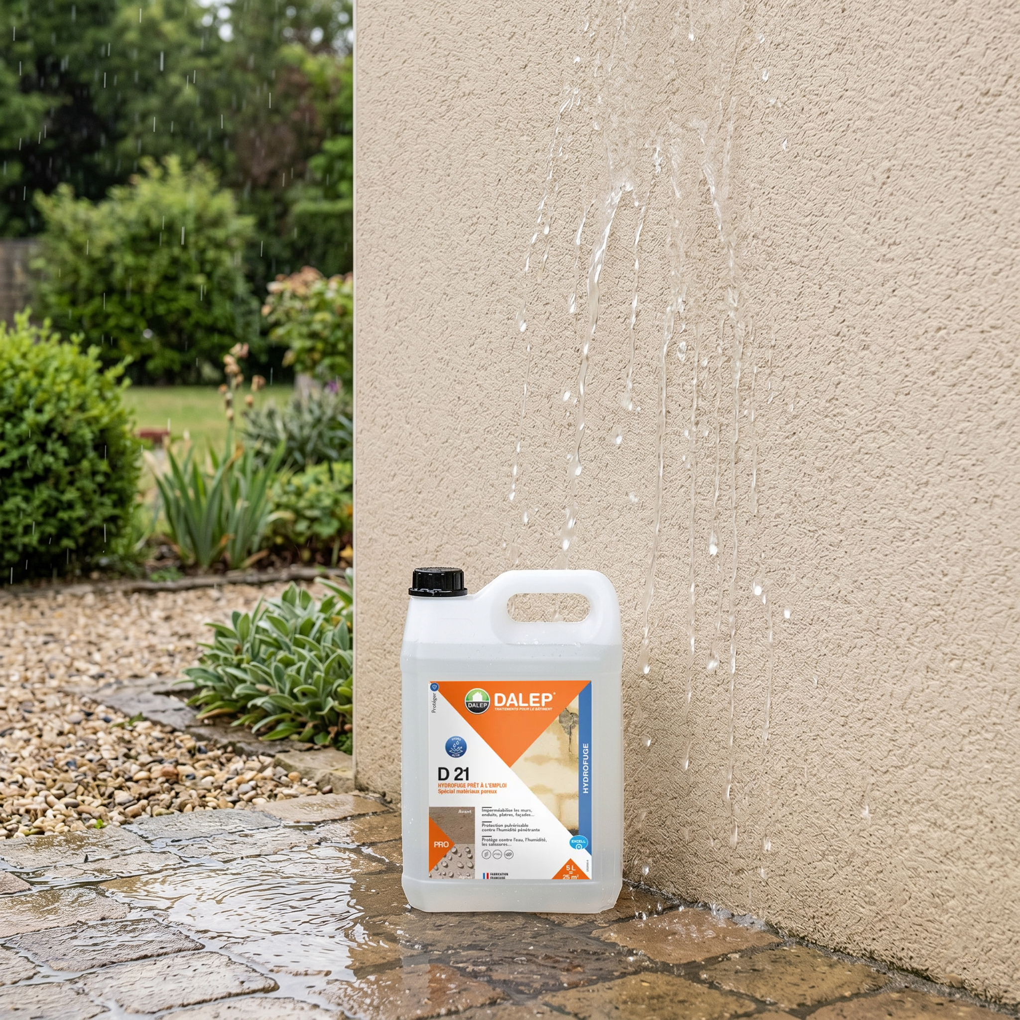 Hydrofuge Dalep D21 - Anti-taches pour pierre et toiture - 5 litres - 221 005 - 4