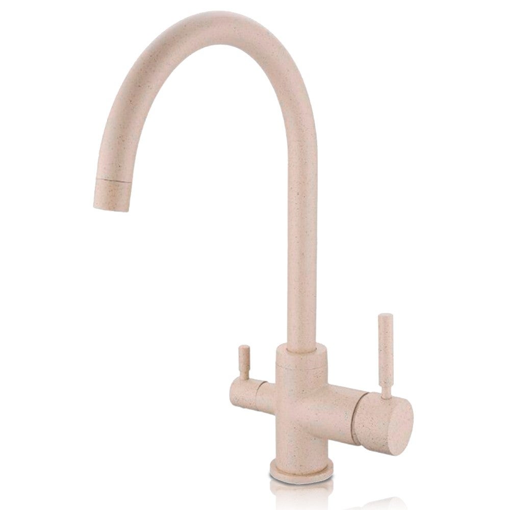 Robinet 3 voies chromé Gliano BR302 pour osmoseur et filtre à eau