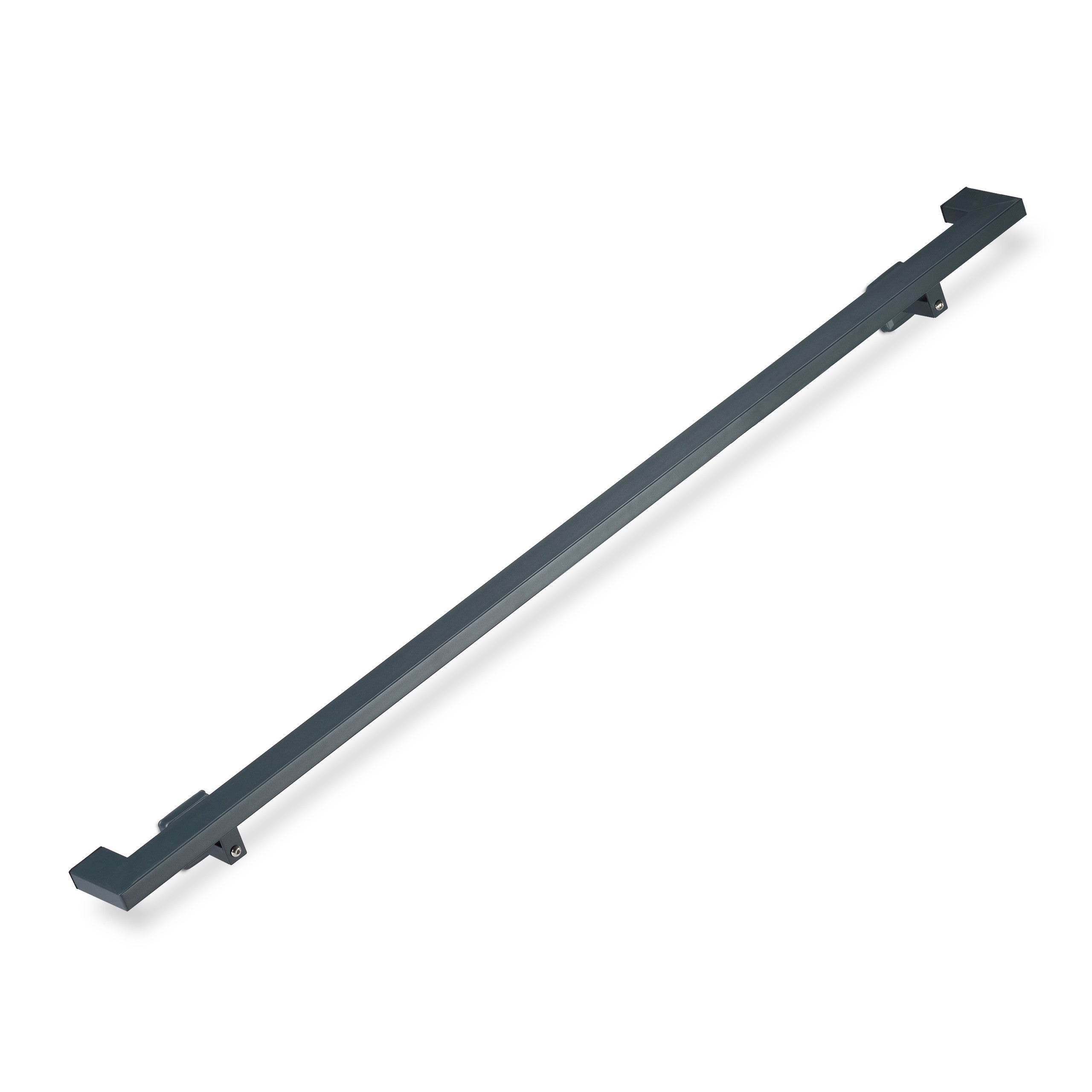 Rampe d’escalier, Main courante escalier, acier mat, Fixation murale, 100cm, intérieur métal, anthracite, Relaxdays - 9