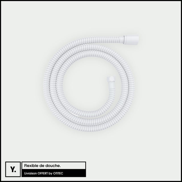 Flexible de douche - 150 cm | Y | Blanc Mat