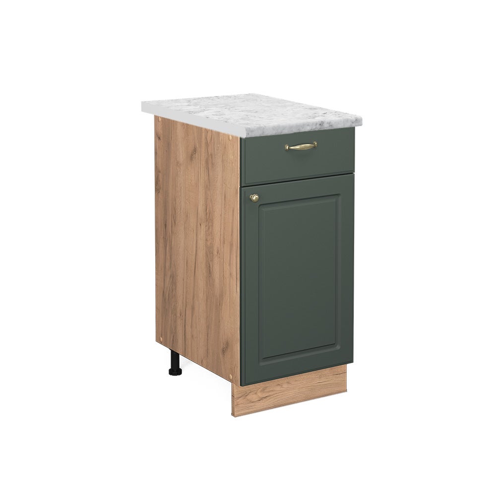 Vicco Szafka dolna do kuchni Fame-Line, Green Gold Country, 40 cm , BP Marmur