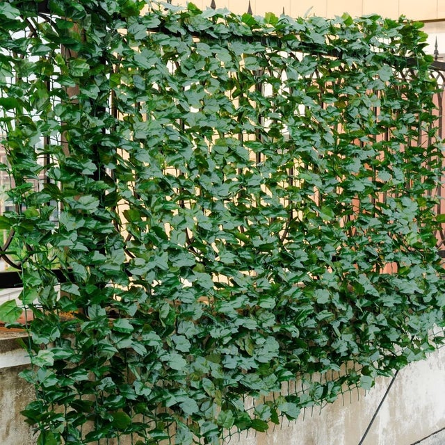 Easy Clôture Haie Synthétique Occultante 129 Brins 2m X 3m - Vert Naturel