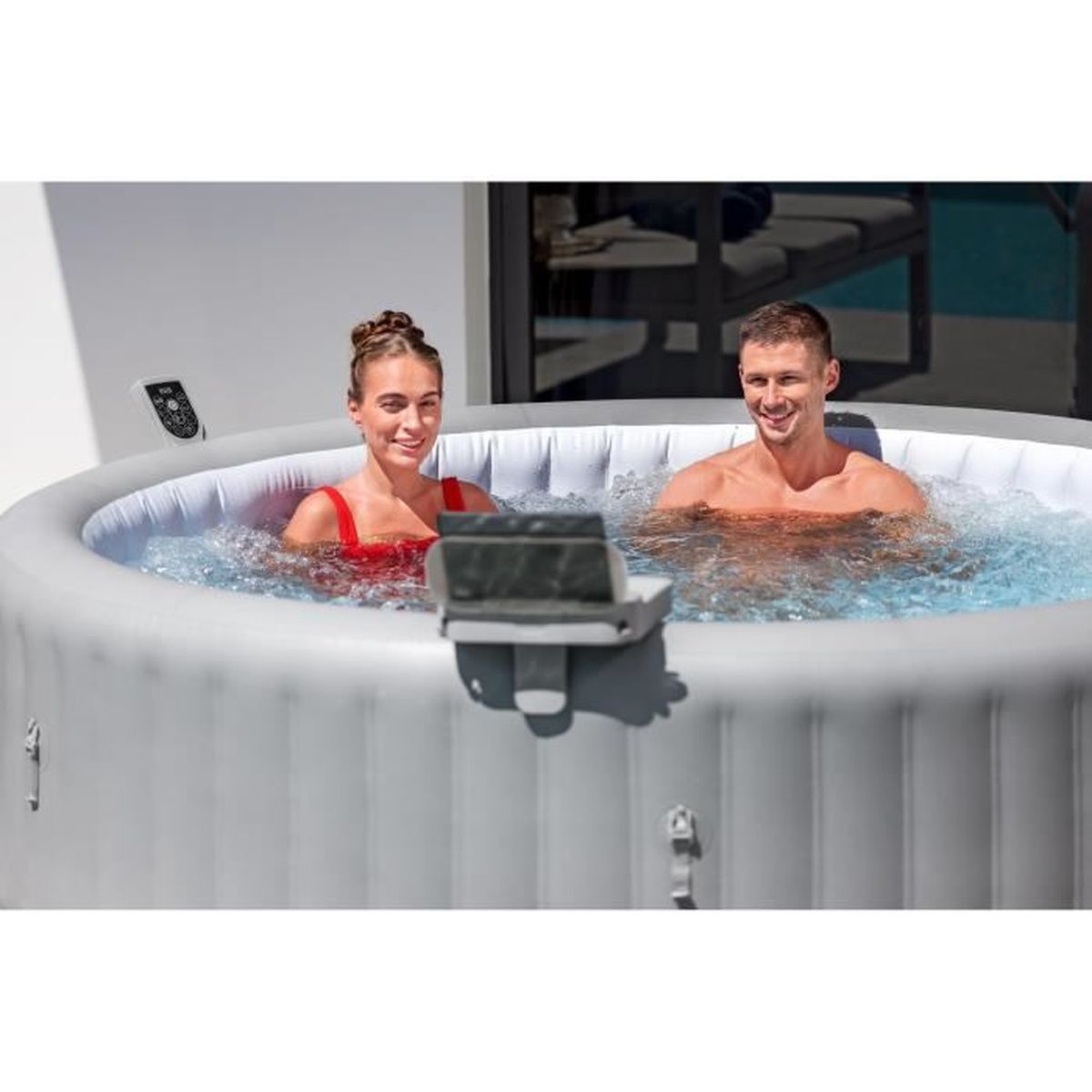Taca Wielofunkcyjna 4 w 1 Bestway Hydromasaż Lay-Z-Spa Uchwyt na ręczniki do przechowywania stolika kawowego Uchwyt na tablet - 7