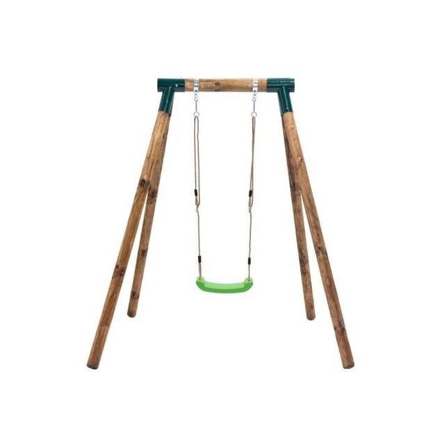 Altalena singola in legno rotondo Masgames KILA L