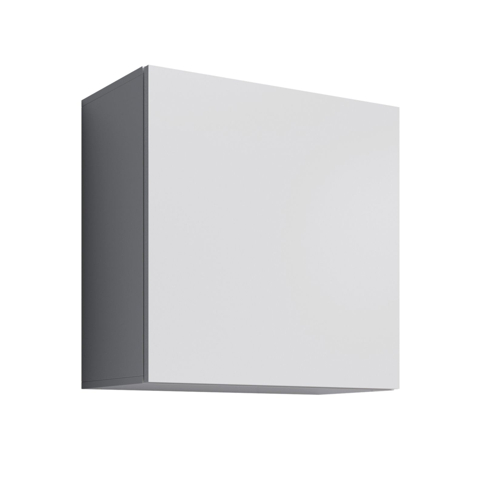 Armadietto Melamina 60x60 Armadio Sospeso Aitana Q1 Bianco - 60x60x30 Cm Per Parete Armadio Sospeso Parete