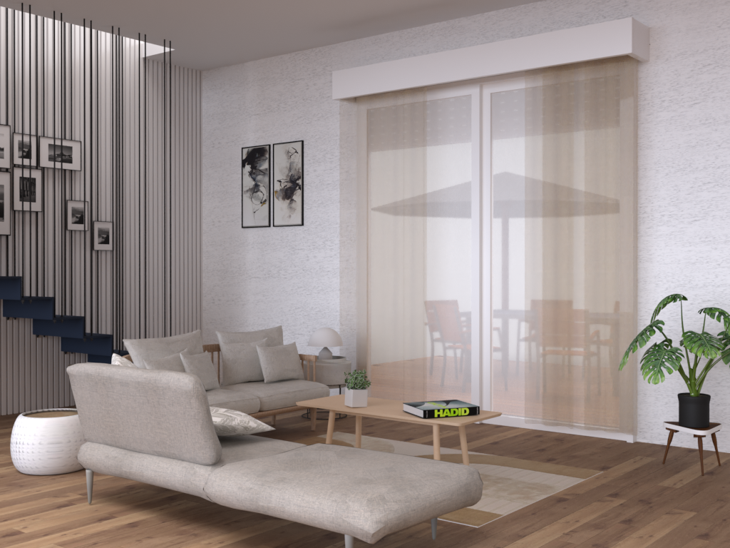 Cache coffre volet roulant 180 cm ATOLE - Blanc RAL9010 - 6