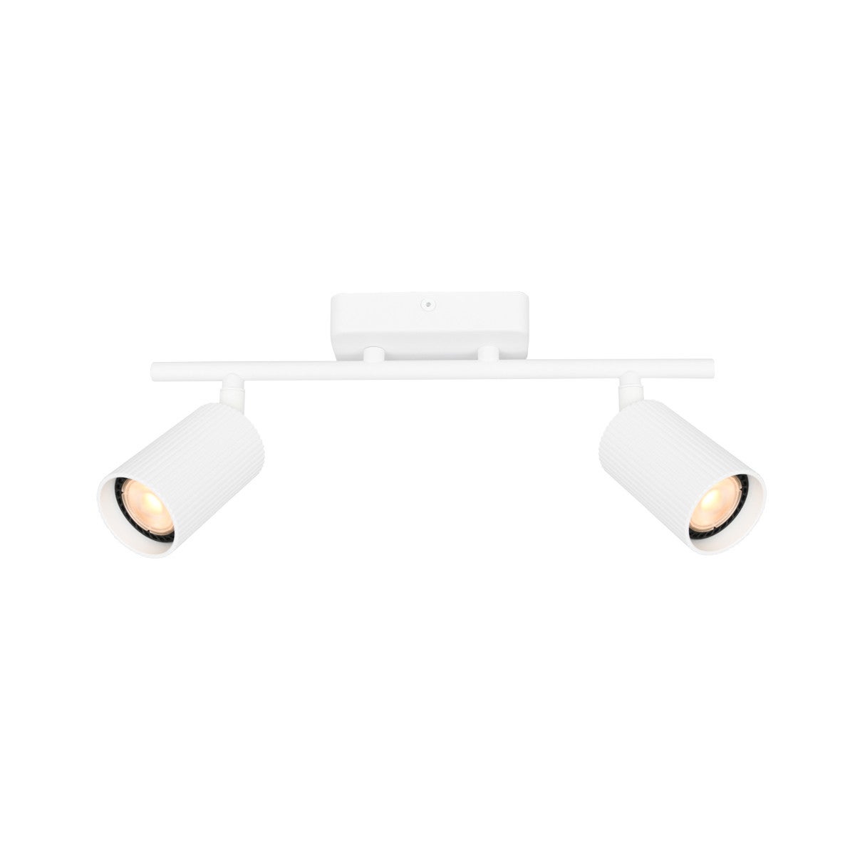 Lampa sufitowa wisząca Tris biały piaskowany 2xGU10x10W wym: 16,6 x 34 x 5,5 cm aluminium Italux