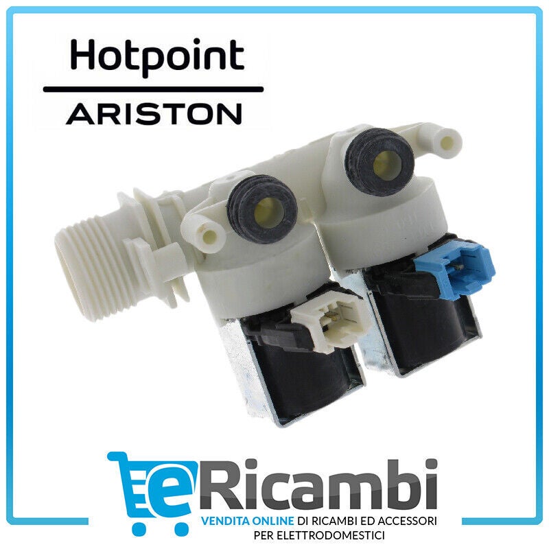 Elettrovalvola Lavatrice Ricambio Per Indesit – 3 Vie Filetto 3/4'' – Sostituto C00110331, 482000022812