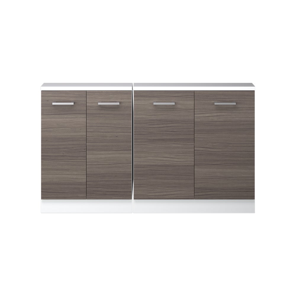 Vicco Ensembles de meuble de rangement sous pente Rion, gris noble/blanc, Lot de 2 - 5