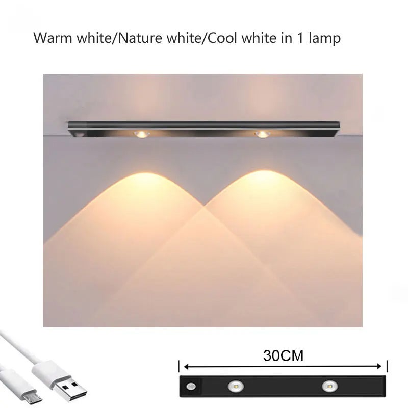 Lampada DC 5V Movimento USB Retroilluminazione A LED TV LED Cucina Striscia LED Sweep Manuale Ondeggiare ON OFF Luci A Diodi Con Sensore Di Luce - Foto 8