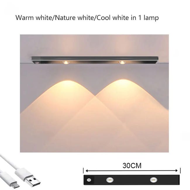 Lampada DC 5V Movimento USB Retroilluminazione A LED TV LED Cucina Striscia LED Sweep Manuale Ondeggiare ON OFF Luci A Diodi Con Sensore Di Luce - Foto 8