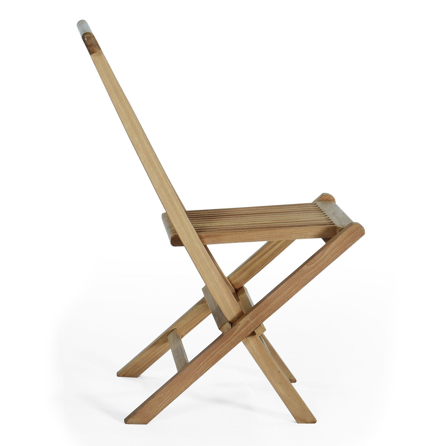 Chaises de jardin pliantes en teck massif Java (lot de 2) - 7