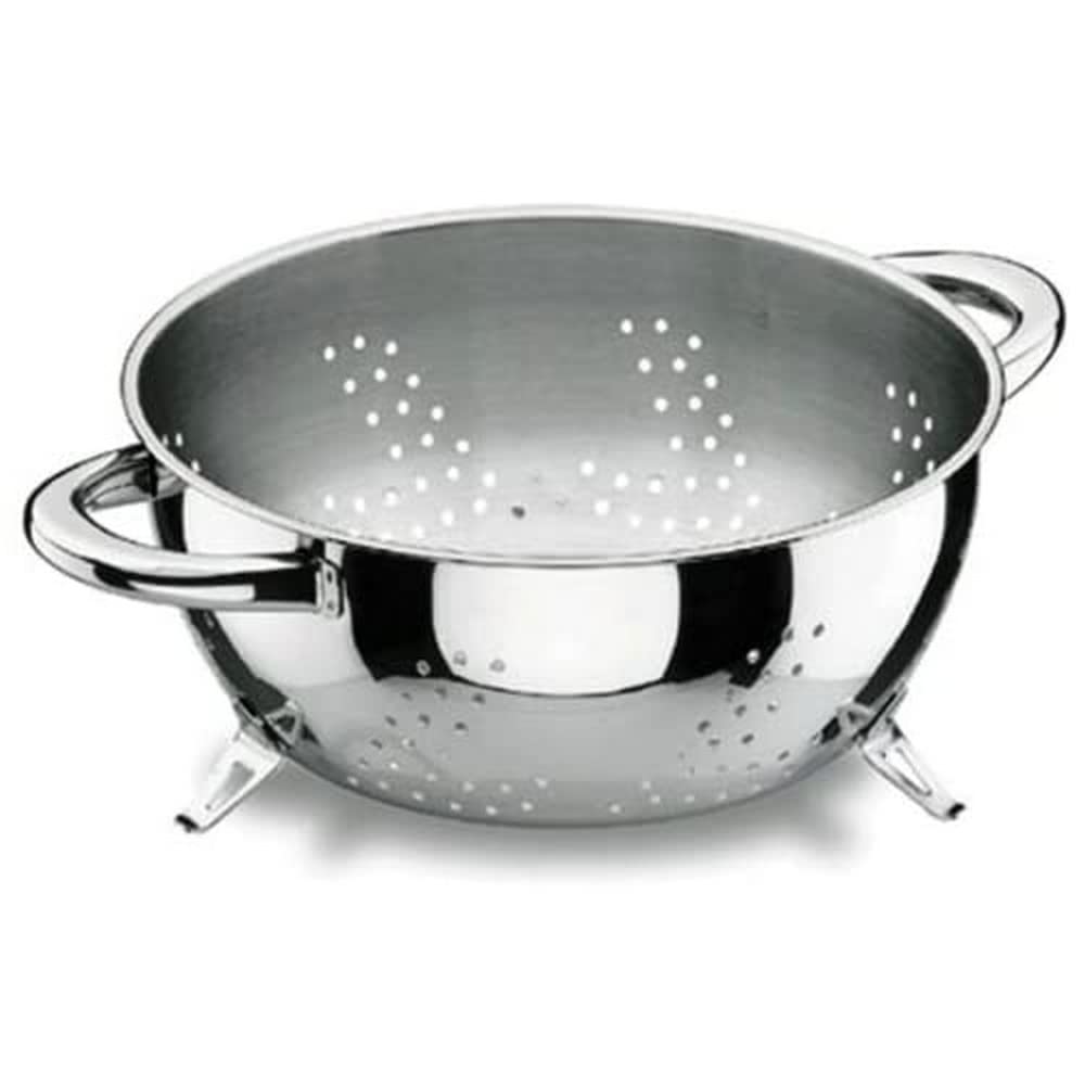Lacor 32324 Scolapasta In Acciaio Inox – 24 Cm – Basic – Colino Professionale Per Cucina - 2