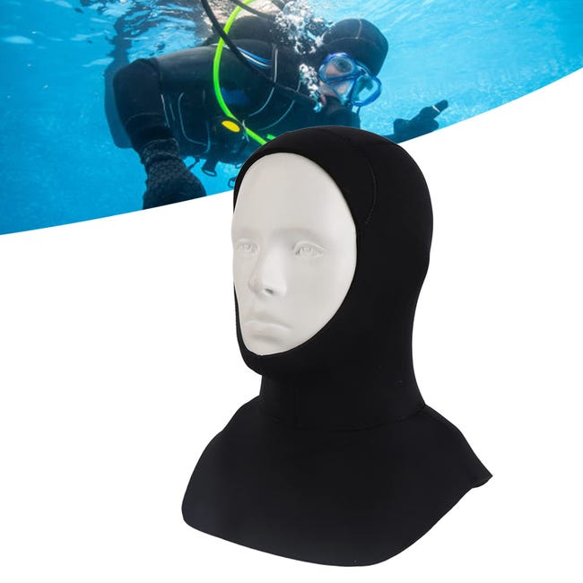 Cappuccio In Neoprene 3mm Per Immersioni E Sport Acquatici - Termico, Antigelo, Con Sottogola - Per Surf, Snorkeling - Foto 5