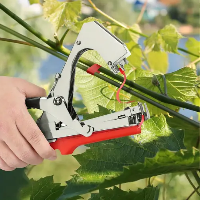 Machine à attacher les plantes pour attacher les tomates, les poivrons et les concombres rapidement et facilement, outil de jardinage pour vigne - 3