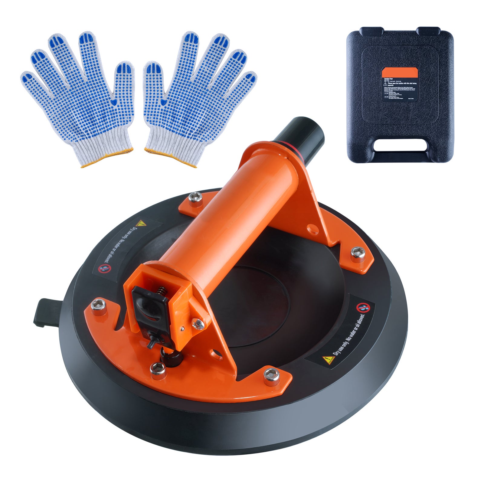 Ventouse de Levage SucceBuy 203 mm pour Verre et Carrelage, Charge 278 kg, Idéale pour Pose, Installation et Manutention, Avec Boîte et Gants - 3