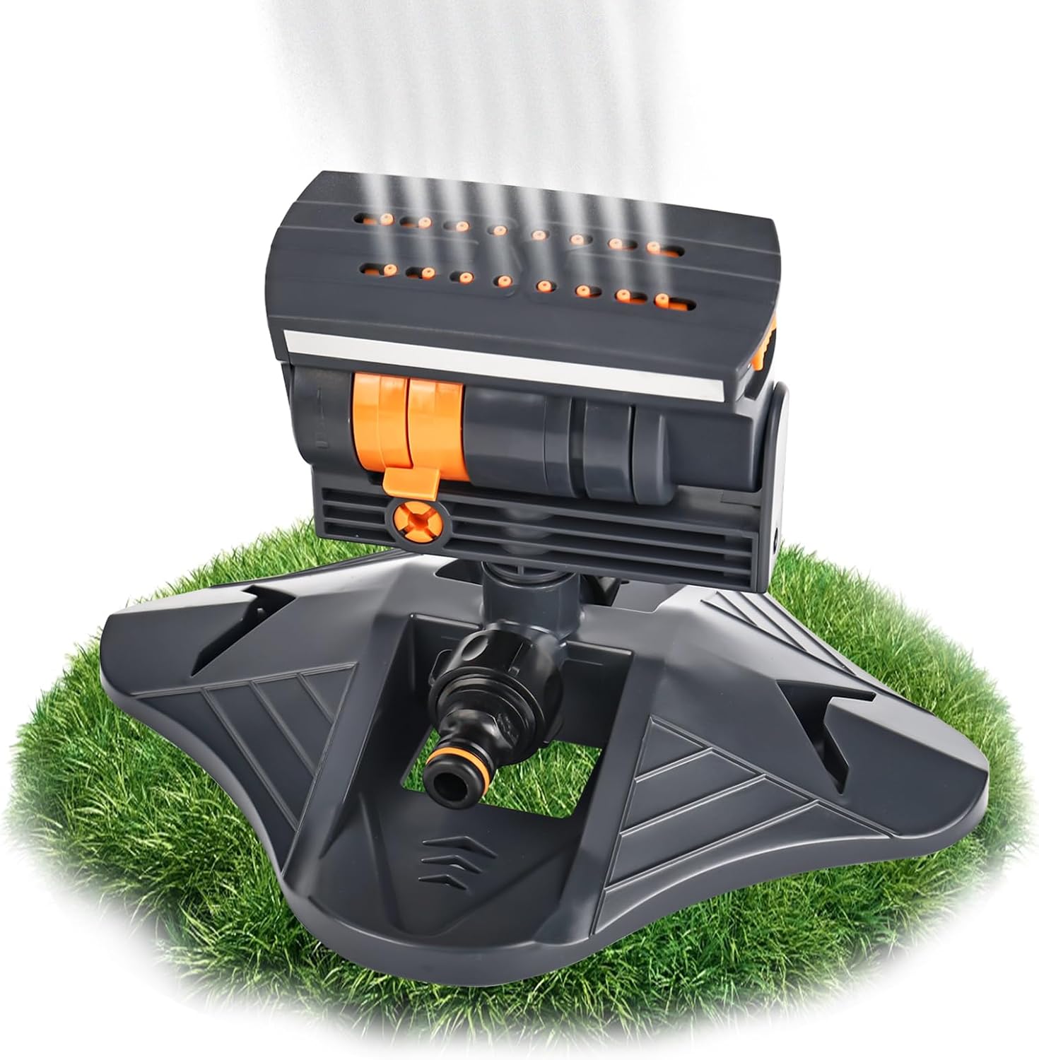 16-dyszowy zraszacz do podlewania trawników, 4 tryby, zraszacz do trawników i powierzchni, system nawadniania