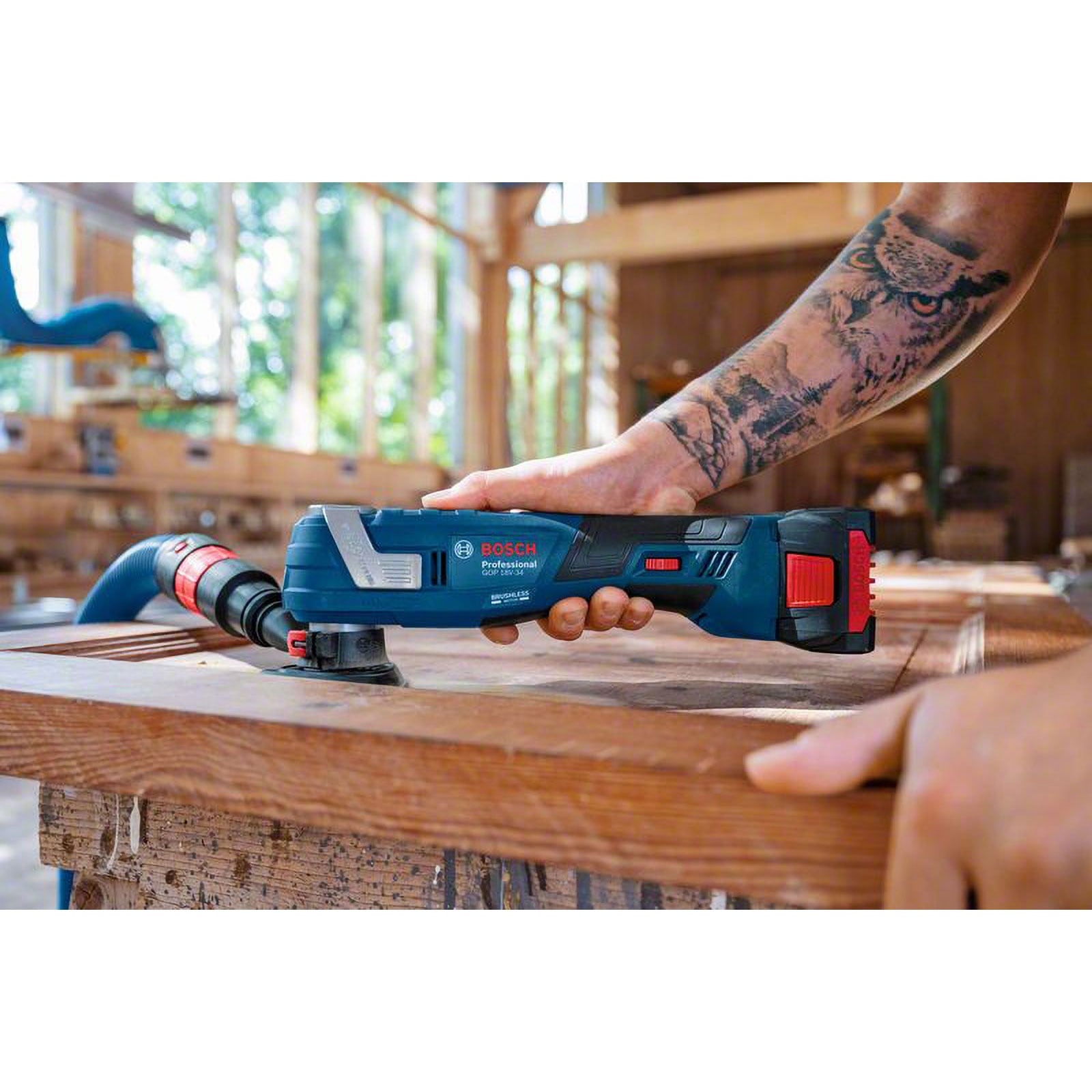 Utensile Multifunzionale Bosch GOP 18V-34: Potenza e Versatilità per Ogni Progetto - 8