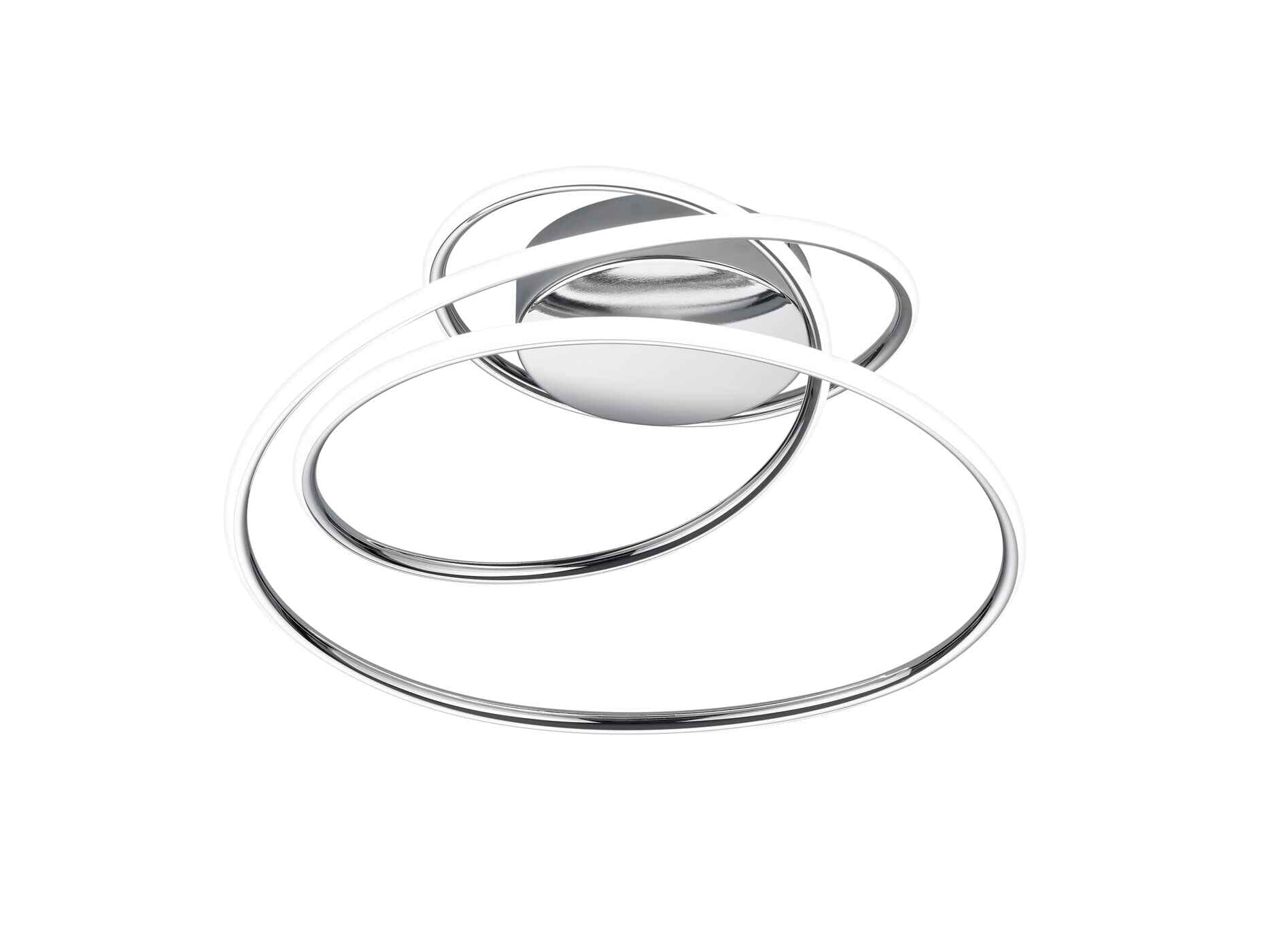 Lampa sufitowa LED BOLOGNA 36W Neutralna biel 5100lm metal chromowana biała wym:28x50x50cm IP20 RL