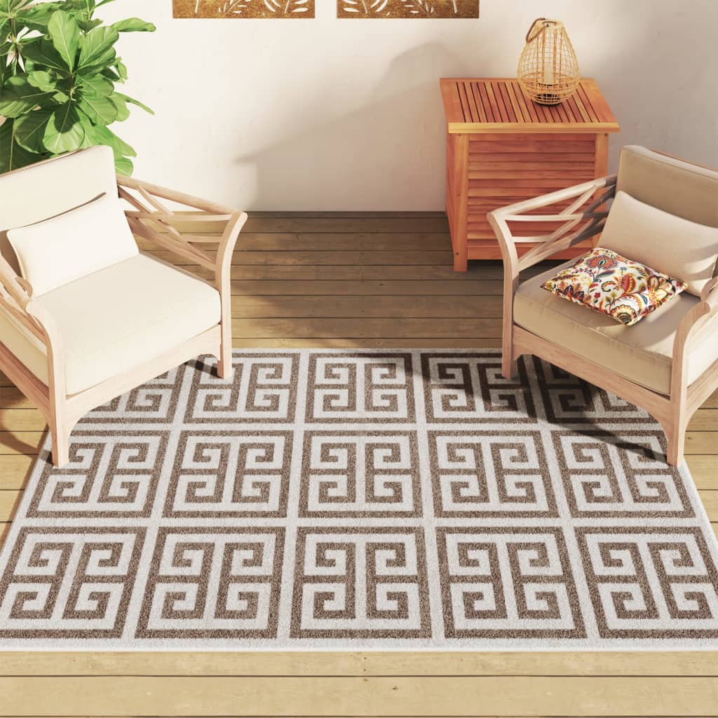 Tapis intérieur extérieur | Tapis de jardin à poils courts 120x180cm antidérapant CFW434412 - 3
