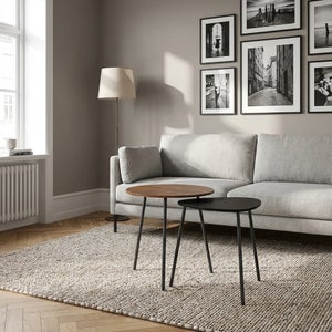 Set da 3 Tavolini da Salotto a Forma di Cestello in 3 Misure Diverse