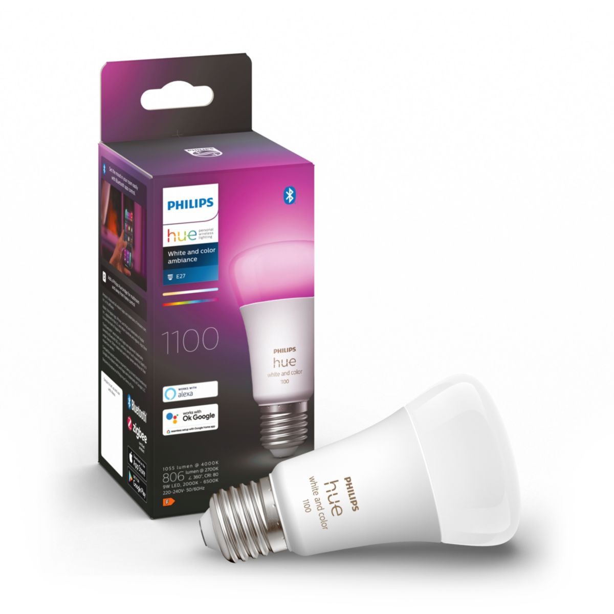 Inteligentna żarówka LED PHILIPS HUE W&amp;C E27 75W