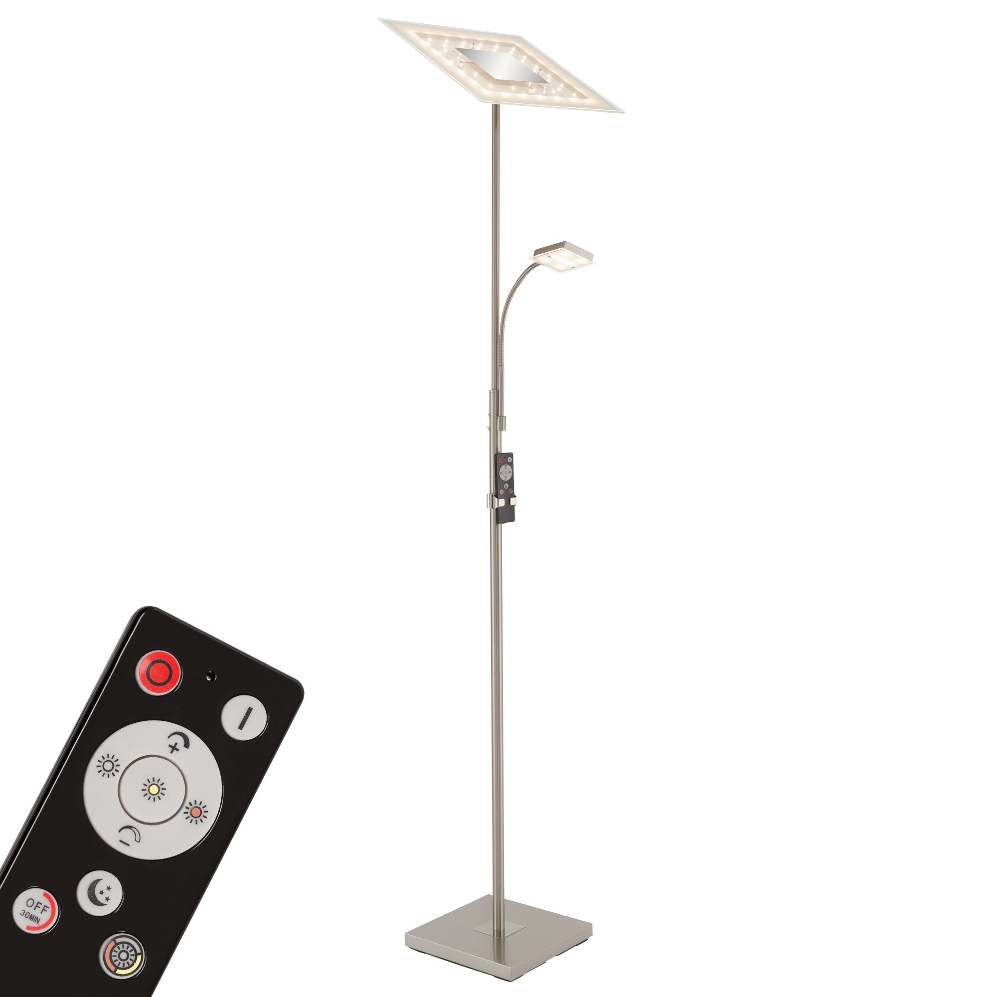 BRILONER- BARRA 2 LED 5W- 350LUMEN ARGENTO ANTICHIZZATO