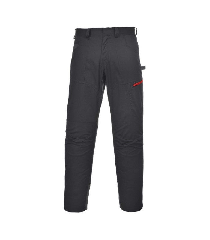 Portwest TX11 Pantalon De Travail Homme - Noir - Contraste - XXL - 9 Poches - Confortable & Durable