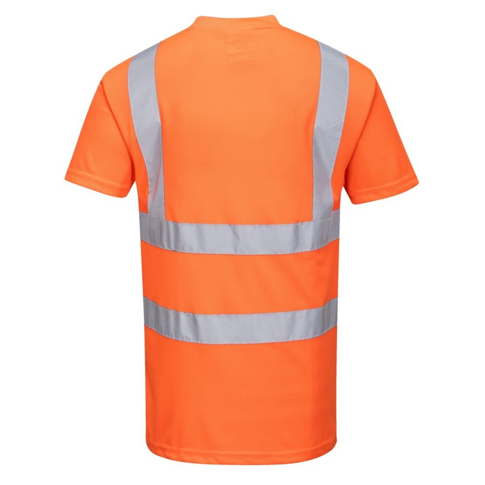 Tee shirt Haute Visibilité Portwest GO/RT Orange XL - 2
