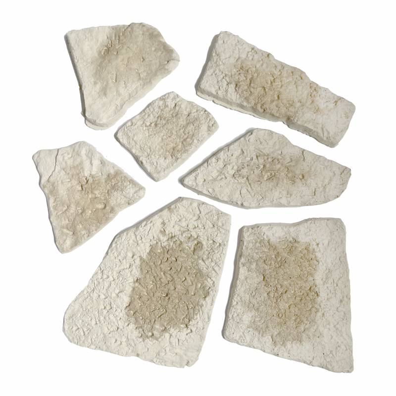 Parement imitation pierre beige béton 1 m2 - 3