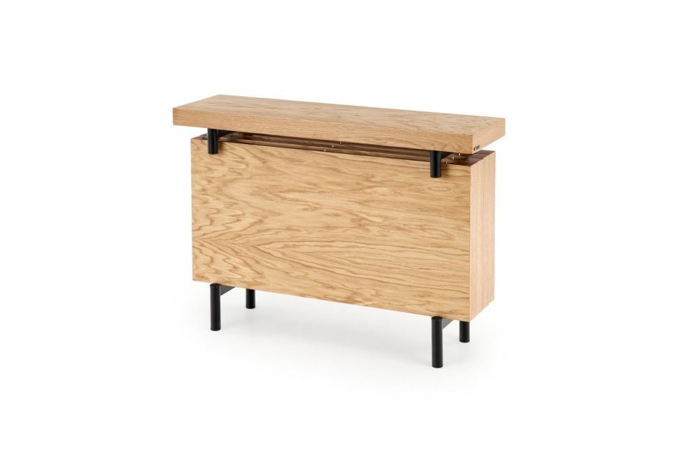 Konsola INFERNO 106x30 dąb/czarna