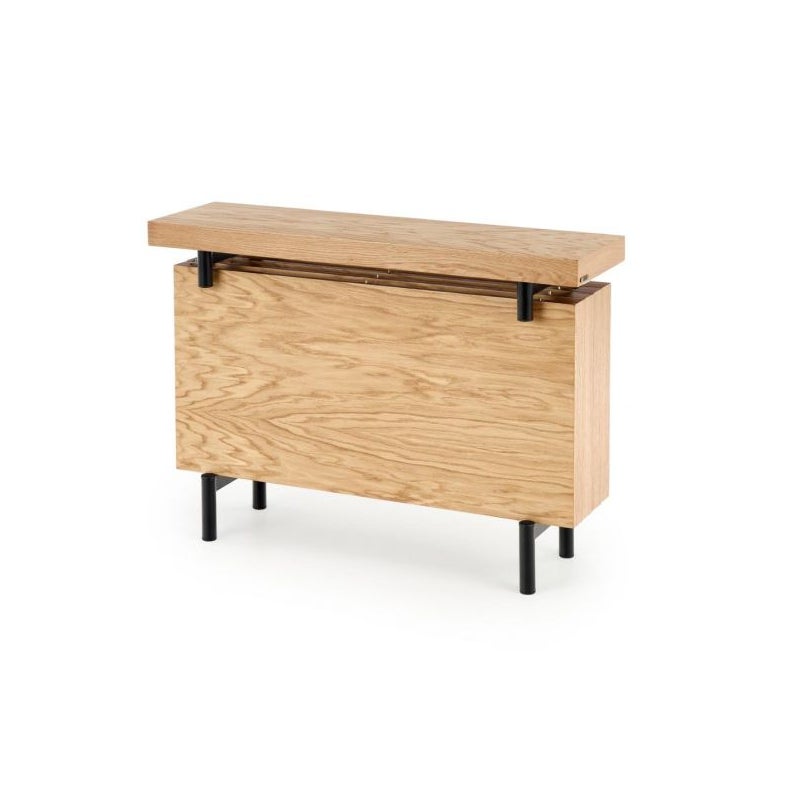 Konsola INFERNO 106x30 dąb/czarna