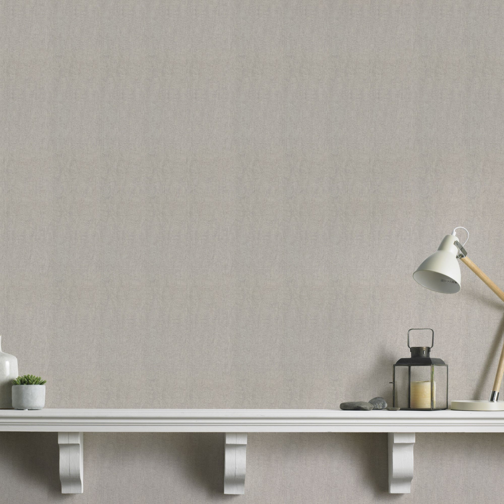 Papier peint intissé Tissu Luxe Grainé 1005 x 52cm Beige | Leroy Merlin