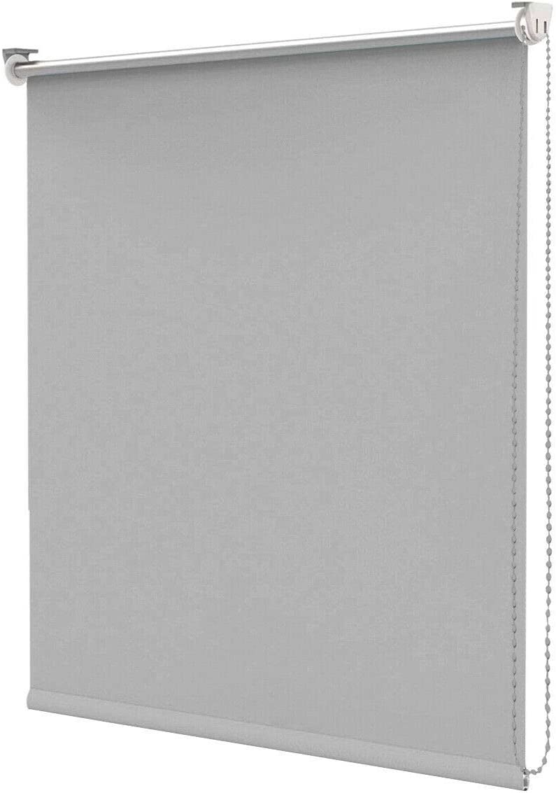 Estor enrollable cortina para puerta ventana hogar oficina pared techo gris 200x180cm